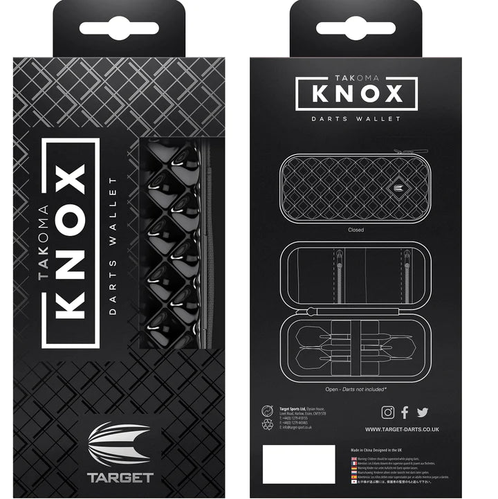 Target Takoma Knox Black Darts Case – 9Dartfinish