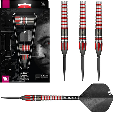 Target Nathan Aspinall Black Darts - Swiss Point 24g