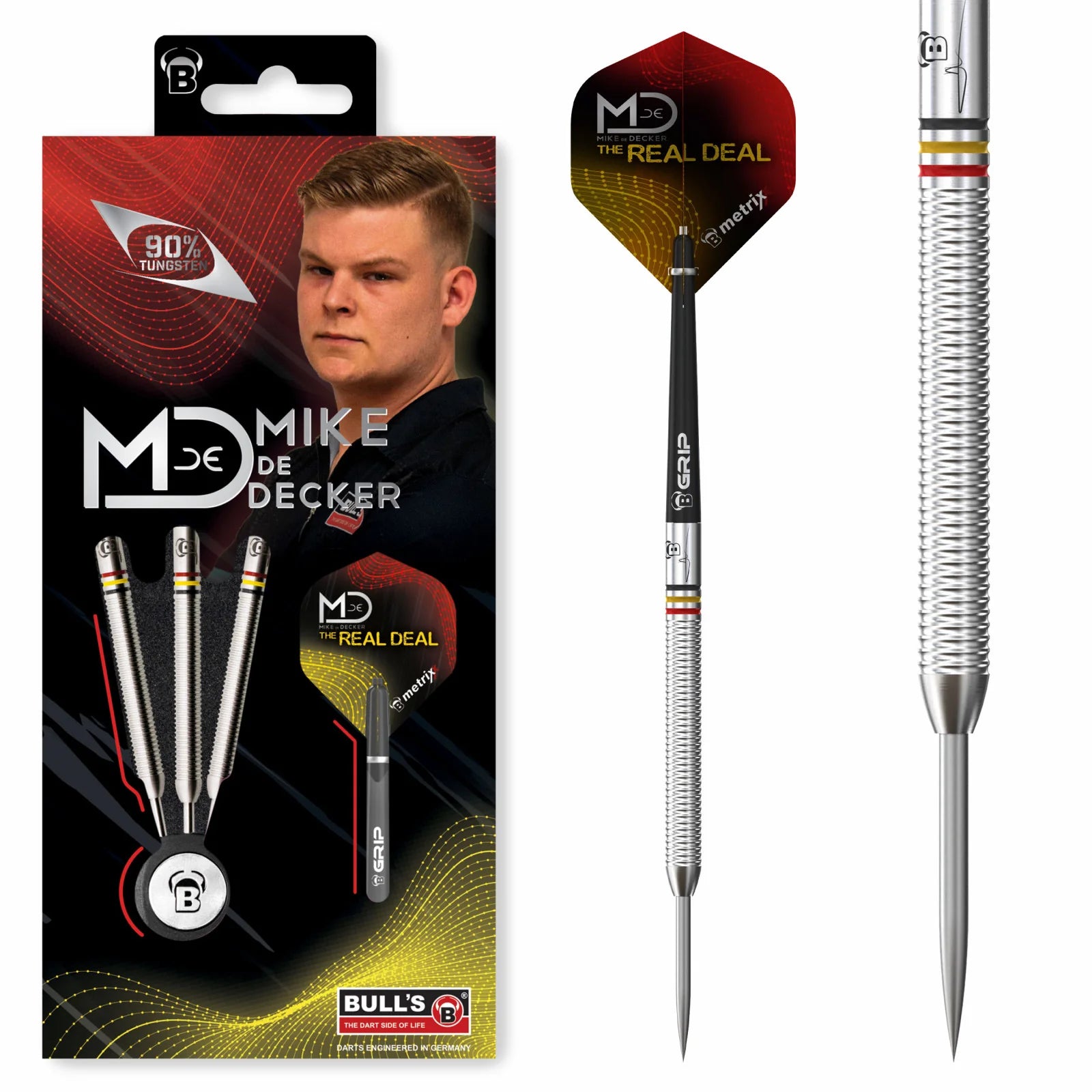 Bulls Darts - Mike De Decker Original Steel Tip - 22g