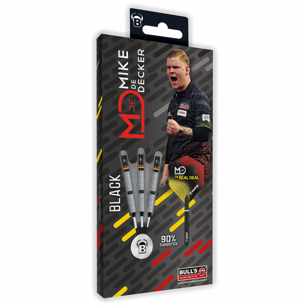 Bulls Darts - Mike De Decker Black Edition Steel Tip - 24g