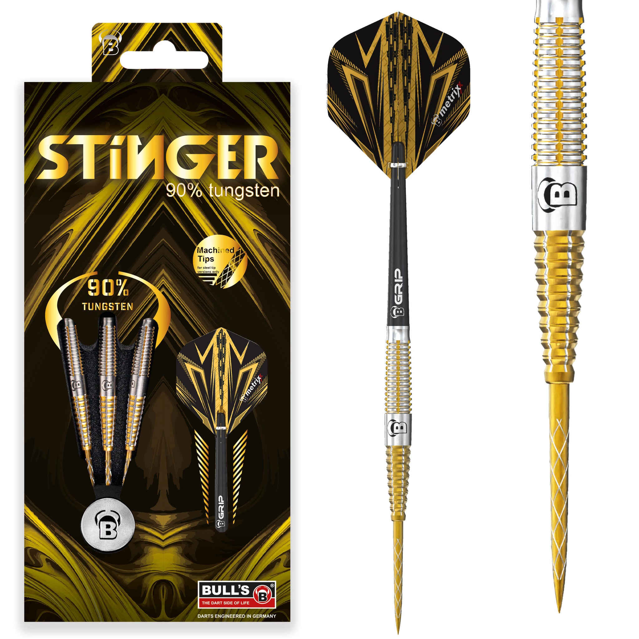 Bulls Darts - Stinger Steel Tip - Gold Titanium 21g