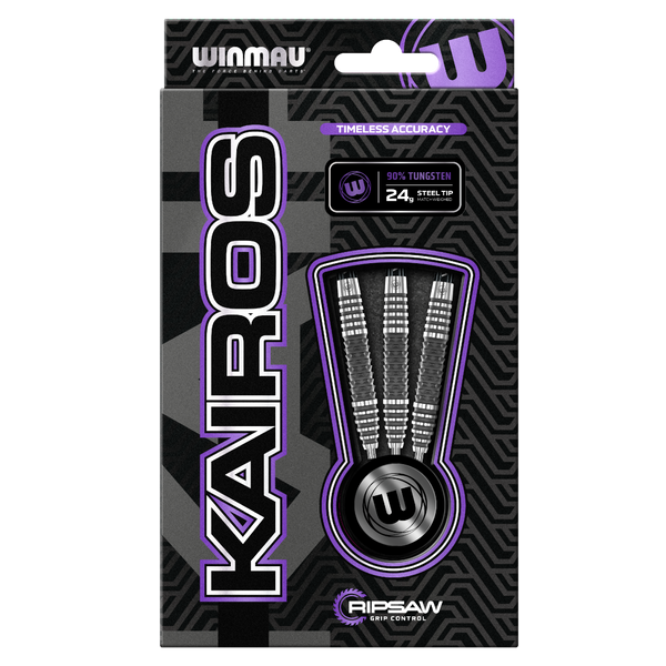 Winmau Kairos 90% Steel Tip Darts 24g