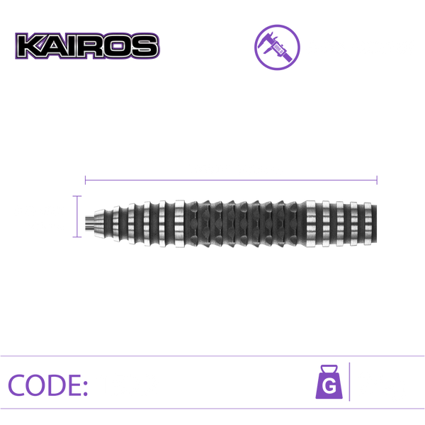 Winmau Kairos 90% Steel Tip Darts 24g