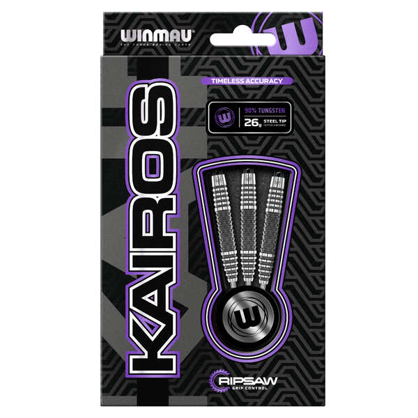 Winmau Kairos 90% Steel Tip Darts 26g