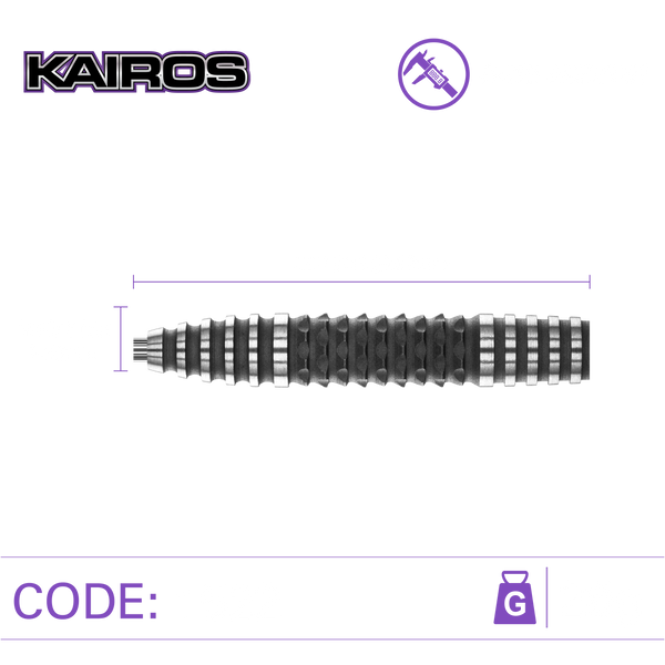 Winmau Kairos 90% Steel Tip Darts 26g