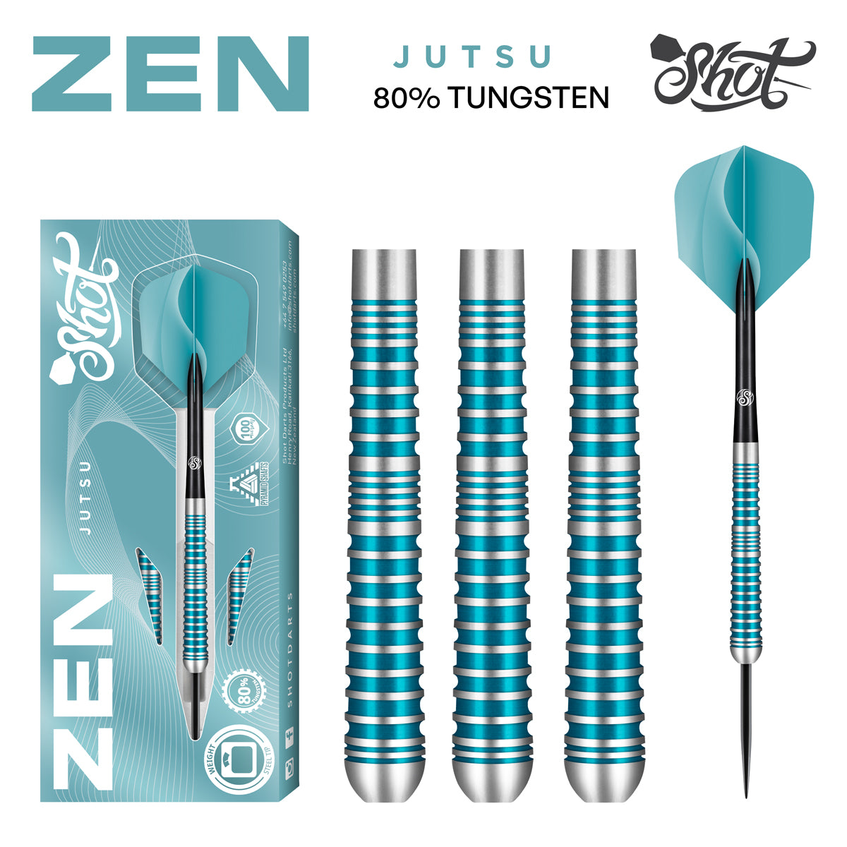 Shot Darts - Zen Jutsu 2.0 - 80% Tungsten - 23g