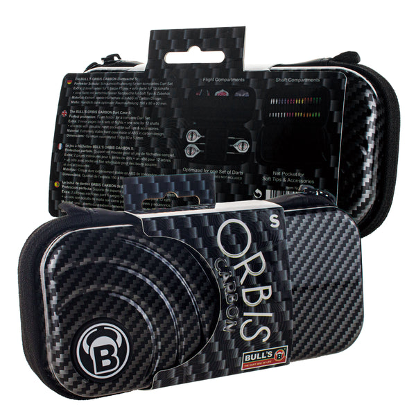 Bulls Orbis S Dart Case - Carbon Black - Strong ABS Material