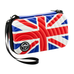 Bulls Orbis Dart Case - Union Jack XL - Strong ABS Material