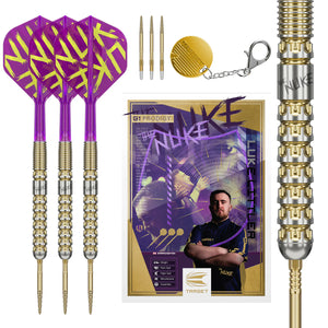 Target Luke Littler G1 Prodigy Swiss Point Steel Tip Darts 90% Tungsten - 23g