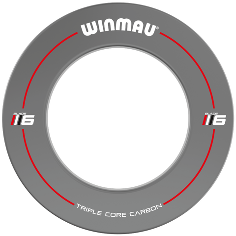 Winmau Dartboard Surround - Blade 6 Design - Grey