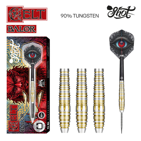 Shot Darts - Celt Balor - 90% Tungsten - 25g