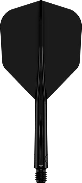 Mission Force 90 No6 One Piece Flight/Stem system - Black - Tweenie