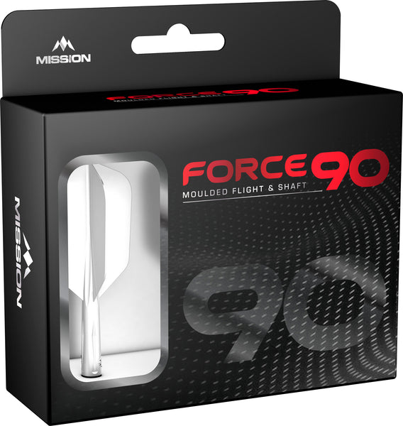 Mission Force 90 Slim One Piece Flight/Stem system - White - Medium