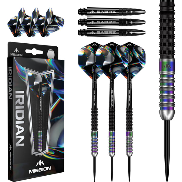 Mission Iridian Darts - 90% Tungsten - 22g & 24g