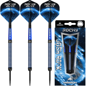 Mission Josh Rock Darts - 95% Tungsten - Black PVD