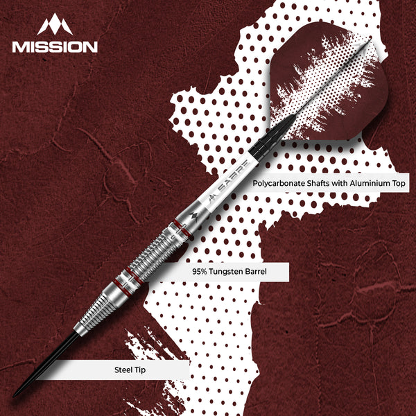 Mission Madars Razma Darts - 95% Tungsten - 21g, 23g & 25g