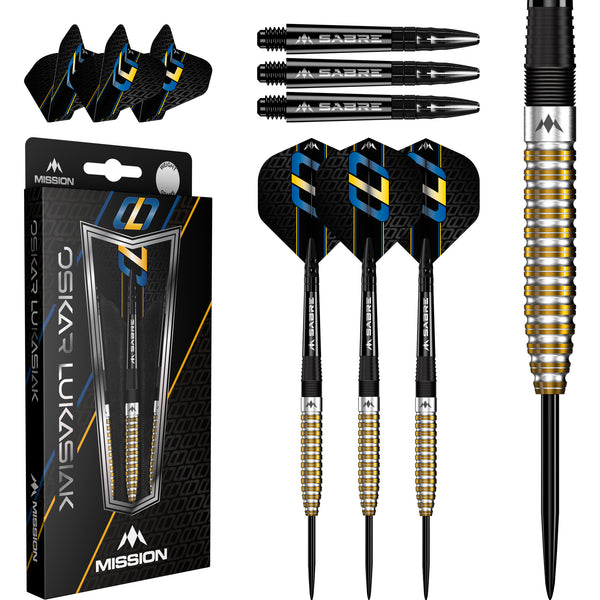 Mission Oskar Lukasiak Darts - 95% Tungsten - 22g & 24g