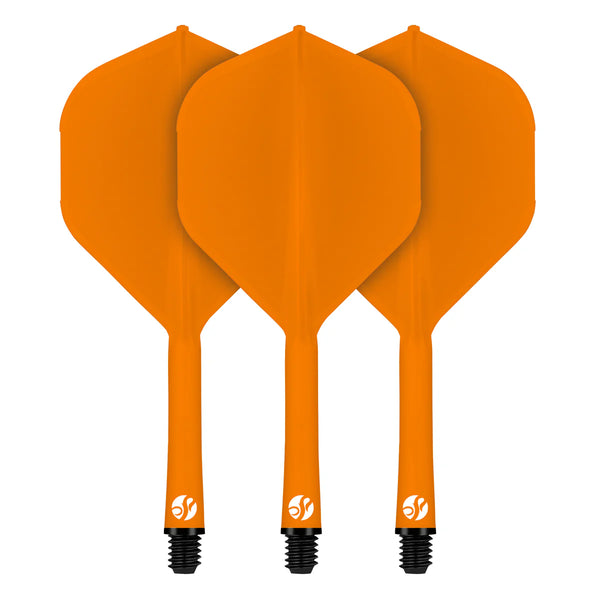 Shot Flight Deck - One Piece Flight & Shaft System - Orange