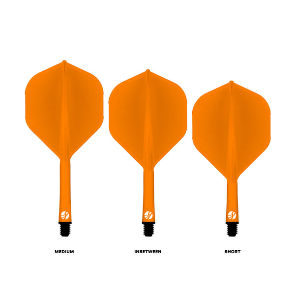 Shot Flight Deck - One Piece Flight & Shaft System - Orange