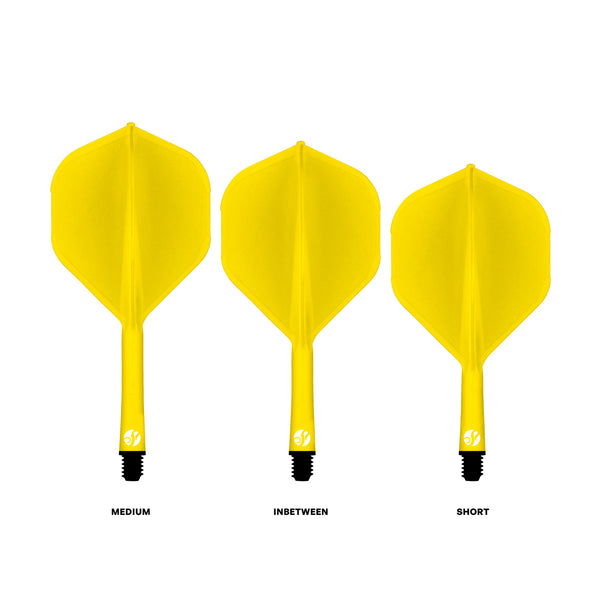 Shot Flight Deck - One Piece Flight & Shaft System - Yellow