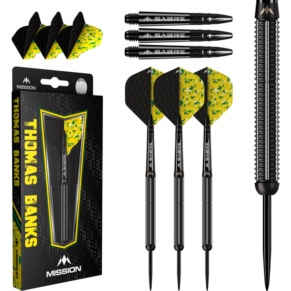 Mission Thomas Banks Darts - 90% Tungsten - 22g, 24g & 26g