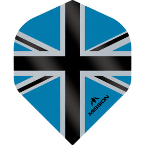 Mission Alliance X Flights - Std No2 - 100 Micron - Union Flag Blue/Black