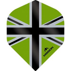 Mission Alliance X Flights - Std No2 - 100 Micron - Union Flag Green/Black