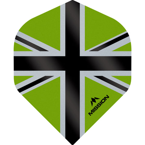 Mission Alliance X Flights - Std No2 - 100 Micron - Union Flag Green/Black