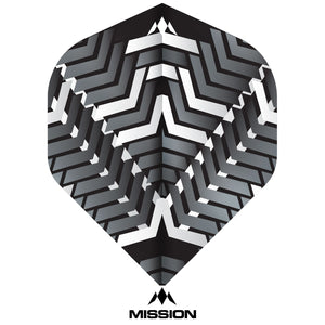 Mission Vex Flights - 100 micron - Black/White
