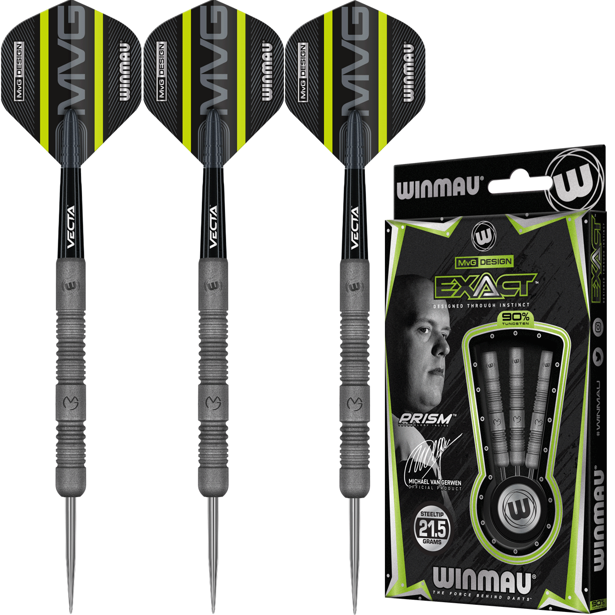 Winmau MvG Exact Steel Tip Darts 24g