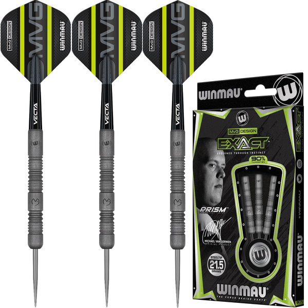 Winmau MvG Exact Steel Tip Darts 21.5g