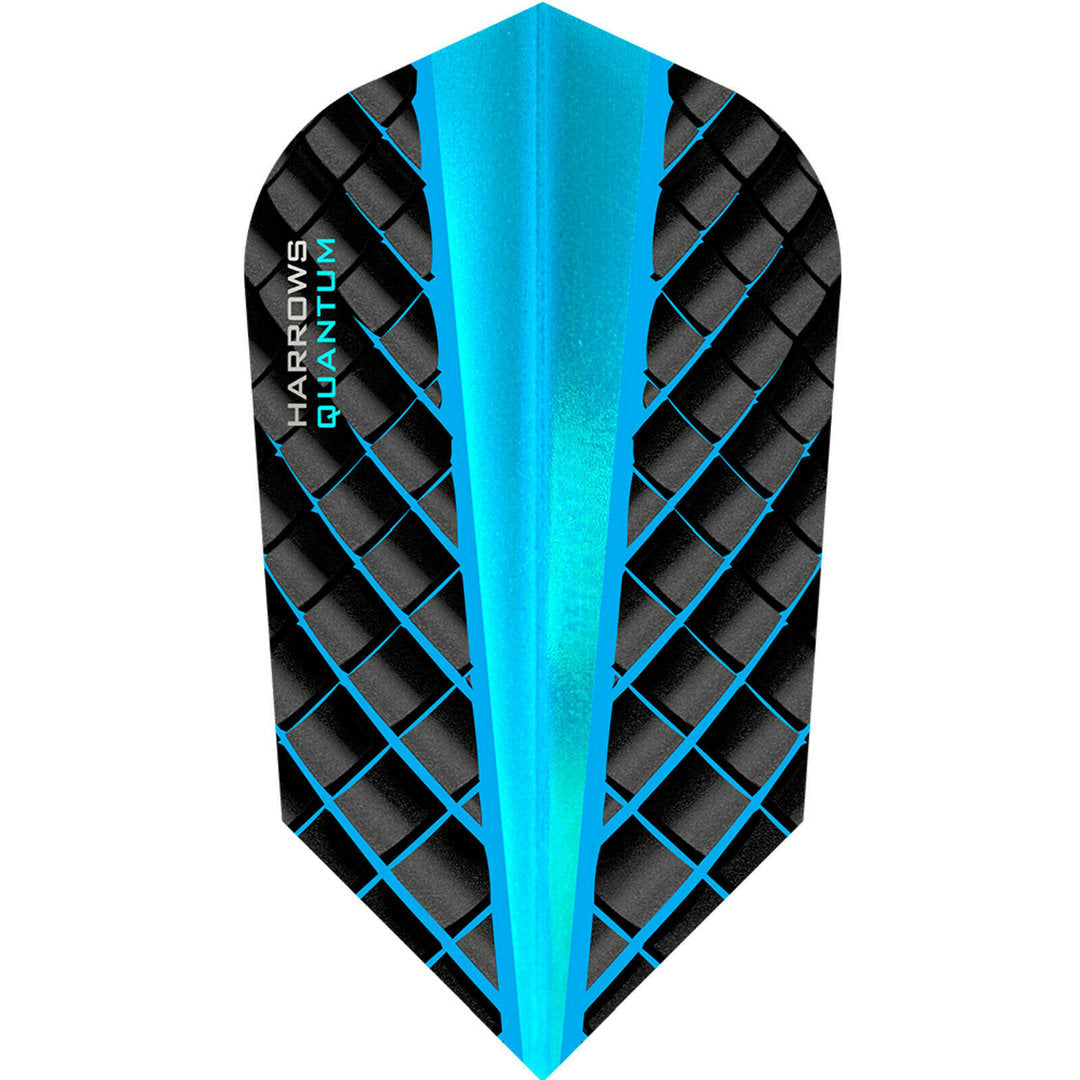 Harrows Quantum 3D UV 100 micron Flights - Aqua Slim