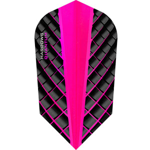 Harrows Quantum 3D UV 100 micron Flights - Pink Slim