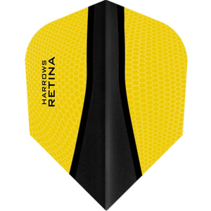 Harrows Retina X Flights - Std No6 - 100 micron - Yellow