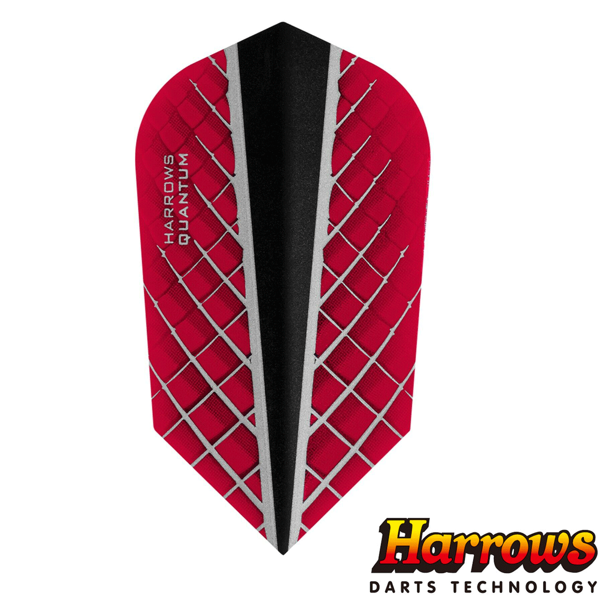 Harrows Quantum X Flights - Slim - 100 micron - Red