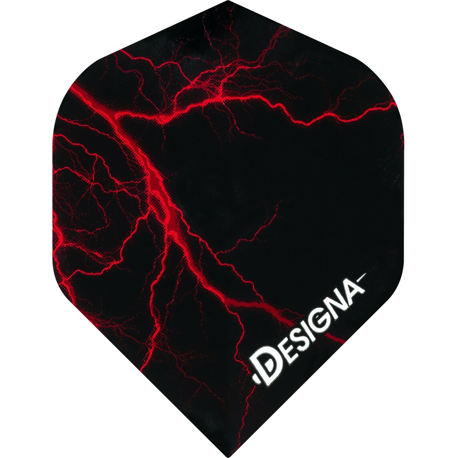 Designa Flights - Std No2 - 100 micron - Red Lightning