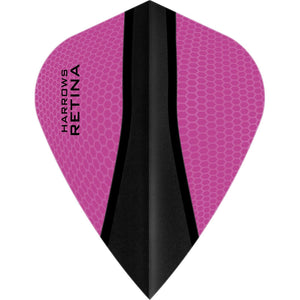 Harrows Retina X Flights - Kite - 100 micron - Pink